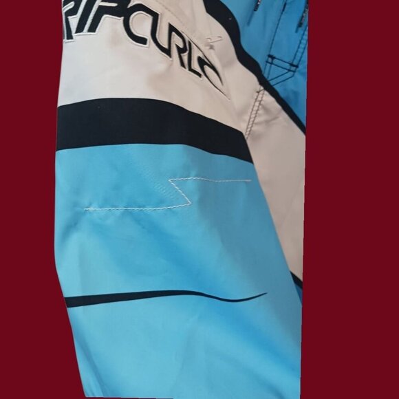 Rip Curl Mens Fanning Eagle Pro Boardshort Blue & Black Size 34 - Picture 11 of 13